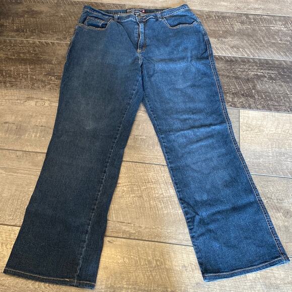 CHICO'S Straight Leg Denim Jeans Size Chico's 2/ XL 14 - Picture 2 of 9